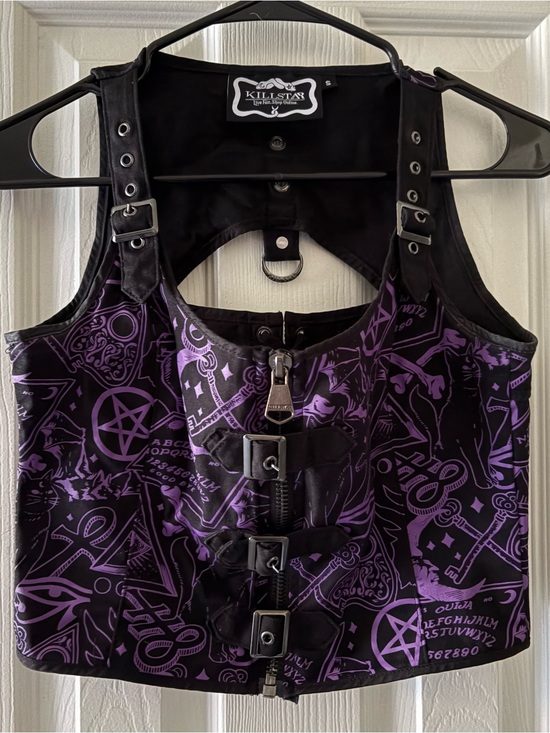 Killstar Tops - Killstar Pentagram Ouija Coven Witch Halter Top. Goth, Punk. Y2K. Glam Witch.
